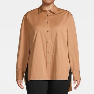 WORN ON-SET OF ORPHAN BLACK - Hudson North - Women's Tan Boyfriend Shirt